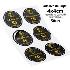 30 Adesivos Personalizados