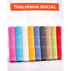 Kit Toalhinha De Mão Social Escolar Academia 28 X 42cm.