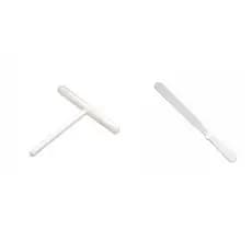 Rodinho Rodo Para Crepe Francês + Espátula Fio Liso 31,5 Cm