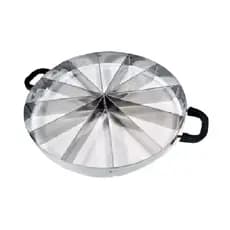 Marcador E Cortador De Bolo, Torta, Pudim 30cm Com 12 Fatias Em Inox