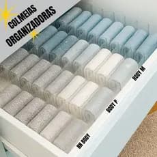 Colmeia Organizadora de Gaveta Clean Transparente PP, P, M, G, GG para Gavetas e Closet