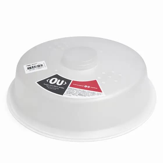 Tampa Protetora para Microondas Anti Respingo BPA Free Protetor de Prato 26,5cm