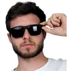 Óculos De Sol Masculino Estilo Quadrado Rayos R-209 Proteção Solar UV-400 Original