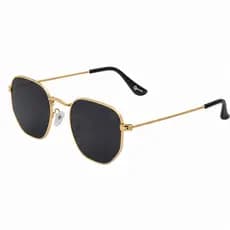 Óculos De Sol Rayos Hexagonal Polarizado Proteção Solar Uv-400 Unissex  Masculino ou Feminino