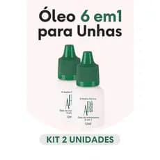 Kit com 2 Oleo de Tratamento para Unhas e Cuticulas 6 em 1 Abelha Rainha 12ml Cada