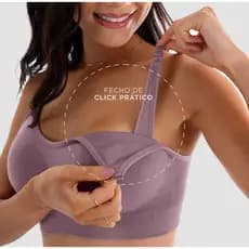 Sutiã Amamentação Zee Rucci Reforçado Gestante Pós Parto Mãe Sem Bojo Inteligente Click Frontal