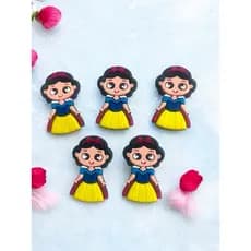 Aplique Emborrachado 10 und Infantil Branca de Neve Laços Tiaras Prendedores Artesanato DIY