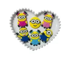 Aplique Emborrachado Infantil Minnions Laços Tiaras Prendedores Artesanato DIY