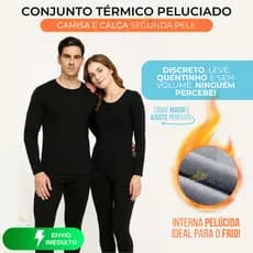 Conjunto Inverno Segunda Pele Feminino / Masculino Camisa Termica Masculina Calça Térmica Feminina