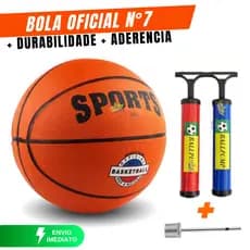Bola de Basquete Oficial Sem e Com Bomba De Encher Bolas Basketball