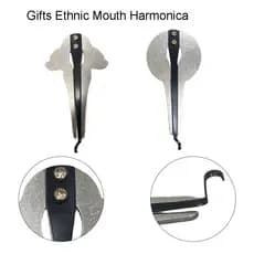 [HANSBR] Harpa De Mandíbula Portátil Judeus Boca Étnica Russa Musical Harmonica Iniciante Presente