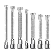 Aerador De Bico Extensor De Torneira De Cozinha Em Aço Inoxidável Dobrável