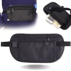 Pochete Bolsa Anti Roubo Furto Doleira Resistente Segurança Unissex Documentos Original Anti Respindo