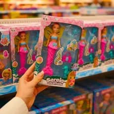 Boneca Fada Sereia Com Calda E Acessórios Encantada Brinquedo Meninas - 4 Peças