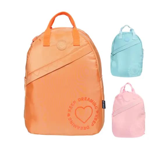 Mochila Escolar Feminina Feminino Menina Trabalho viagem Bolsa de costas Passeio lazer