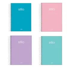 Kit c/ 10 Caderno De Anotacao Pequeno Caderneta Capa Dura 80 fls 1/8 Stilo Cores