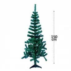 Arvore de Natal 1,50m (150cm) verde 220 galhos nevado branco