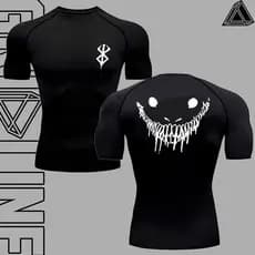 Camiseta Compressão Academia Gym Bersek Marca Gust Dark Unissex