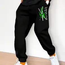 Calça Moletom Algodão Unissex Estilosa Streetwear Anime Manga Roronoa Zoro One