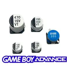 Kit de Capacitores para Gameboy Advance GBA