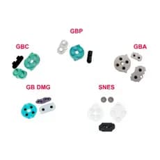 Borrachas Membranas Condutoras Gameboy Color Gameboy Pocket Gameboy Advance Gameboy DMG Super Nintendo GBC GBA GBP SNES