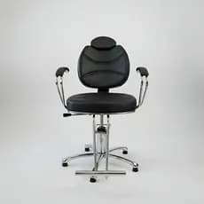 Cadeira Barbeiro Reclinável Profissional Múltiplas Posições de Encosto Máximo Conforto Cliente Salão de Beleza