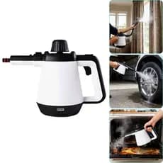 Higienizador a Vapor 1300W Limpeza Profunda a 102°C Ideal para Vidros Estofados Maçanetas Cozinha Desengordura