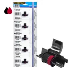 5 Rolete P/ Maquina De Calcular Ir 40t Ir40t 1009  Bicolor Sharp El2507 Hr 18 21 HR18 21 120T 110