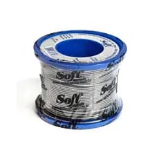 Solda Estanho 60x40 1mm C/ Fluxo Rolo 200g - Soft Metais