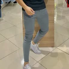 calça alfaiataria masculina bengaline cinza exclusiva