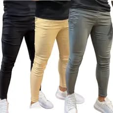 kit 3 calça alfaiataria masculina bengaline exclusiva