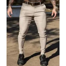 calça alfaiataria masculina exclusiva bege