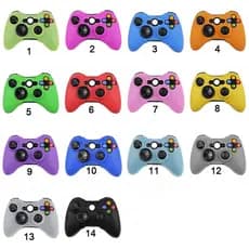 Capa Protetora De Silicone Controle Xbox 360 Varias Cores