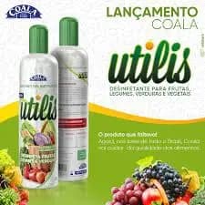 Utilis Desinfetante Para Legumes Frutas Verduras Hortaliças Saúde