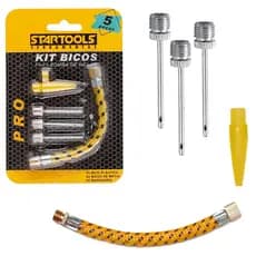 Kit Bicos Para Encher Inflar Bolas Piscinas 5 Peças Promoção