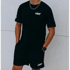 Kit Camisa + Short Masculino LAST | Tecido Leve | Estilo e Conforto | Secagem Rápida