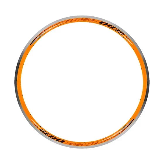 Aro para bicicleta Aero Vzan 24 Laranja Neon 36 Furos bike