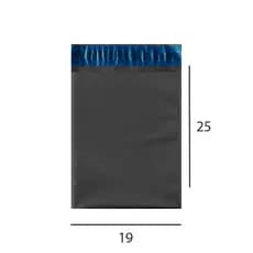 1000 Envelopes De Segurança 19x25 Cinza Sedex Lacre Adesivo
