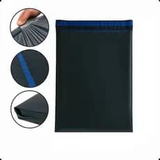 Envelope Plástico Cinza Correio Segurança Lacre 40x50 500 Un