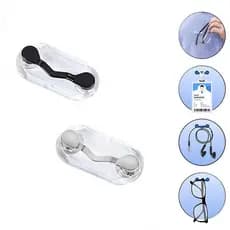 Suporte magnético para óculos crachá fone de ouvido caneta