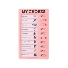 Quadro lista de tarefas infantil checklist customizável