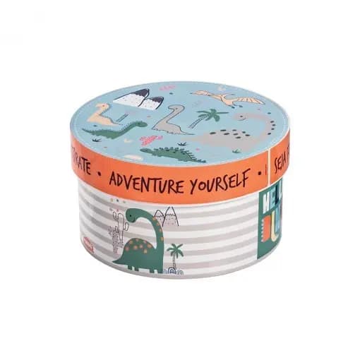Caixa Pote Organizador Porta Treco Infantil Dinossauro 1,2 L