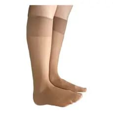 Kit 3 Pares Meias 3 4 Trifil Poliamida Fio 20 Modelo Europeu Cano Medio Panturrilha Transparente Suave Macia Punho Tecido Duplo Soft Bord Leve Resistente Uniforme Trabalho Presente Cor Da Pele Nude Presente Feminino Mulher Namorada Noiva