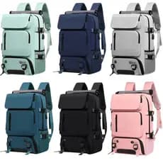 Mochila Grande Executiva Multifuncional P/ Viagem C/ Compartimento P/ Sapato Usb Bolsa Trabalho Estudo