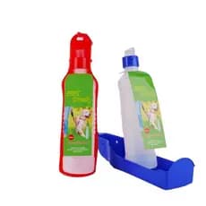 Bebedouro Portátil Garrafa Pet Dobrável Cachorro Gato 420ml