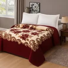 Cobertor Coberta Kyor Plus Casal Queen 2,20m x 2,40m Pelo Baixo Macio Com Caixa Jolitex Estampados