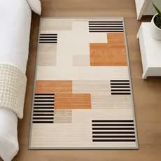 Tapete Beira Cama Berlim 0,60cm x 1,00m Estampado Corttex