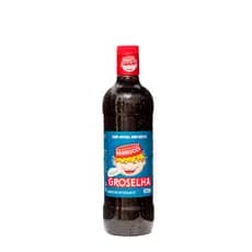Groselha Vannucci 920ml Xarope de Groselha para refrescos, raspadinhas, confeitaria, sobremesas e coquetéis