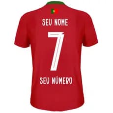 Camisa Atividade Esportes Personalizada Nome e Número Times da Copa Torcedor Infantil