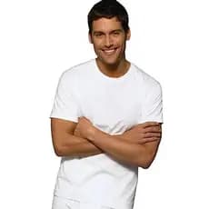 Camisa Masculina  Básica Com Manga 100% Algodão Penteada Premium Branca Ou Preta